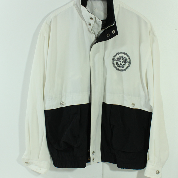 versace jacket white